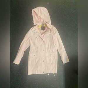 Light pink Talbots raincoat/trench coat